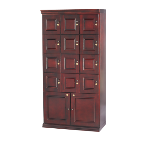 mahogany cigar lockers